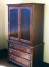 Mahogany Music Cabinet 1