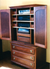 Mahogany Music Cabinet 2